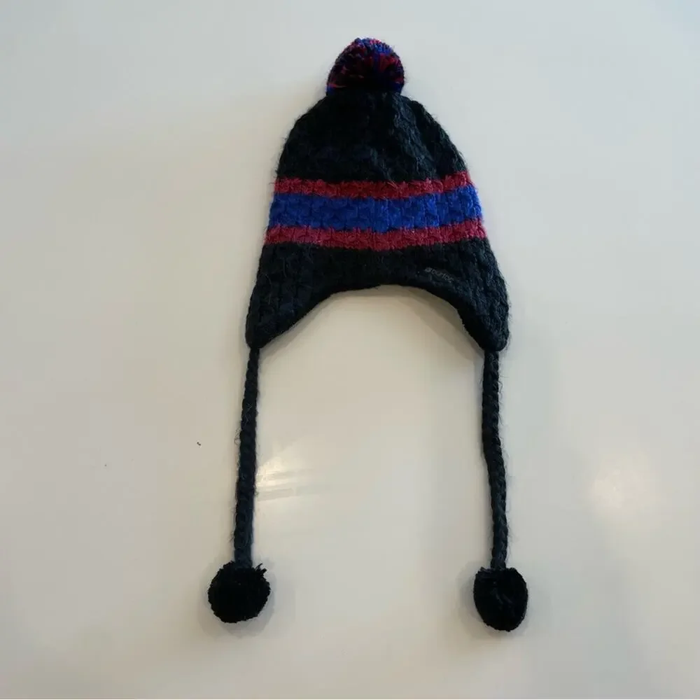 BURTON Knit Striped Beanie with Faux Fur Lining